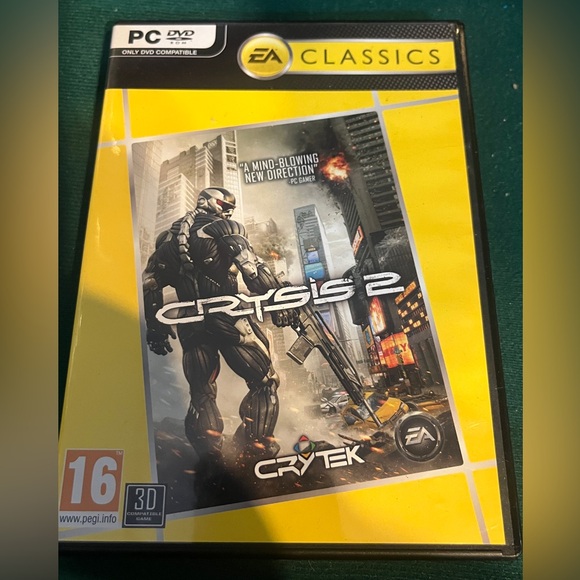 Crysis 2 PC DVD CD-ROM Video game No Manual - Picture 1 of 4